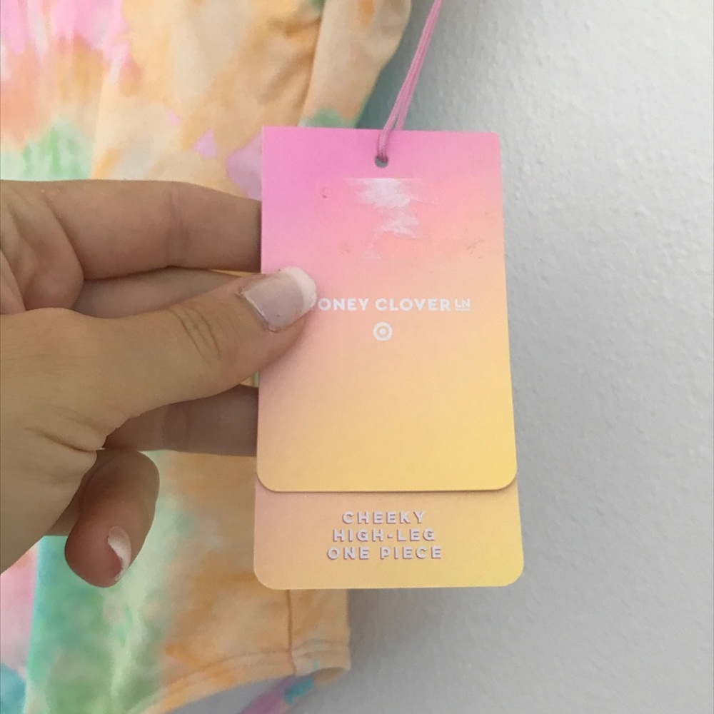 Stoney Clover for target tie dye cheeky high leg one piece swimsuit - Picture 4 of 7